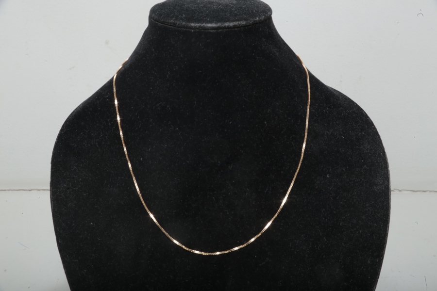 Halskedja guld, 18k