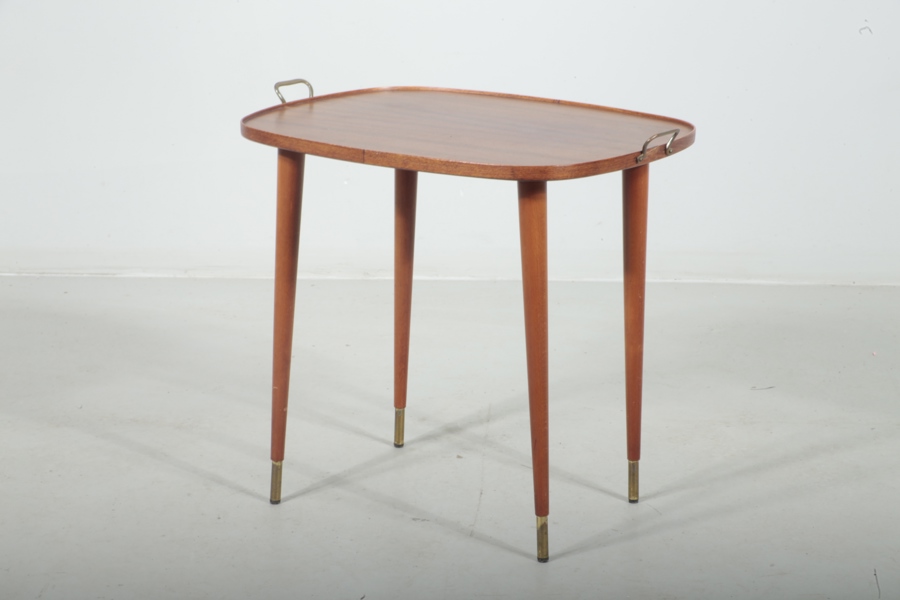 Sidobord teak, 1950-1960 tal