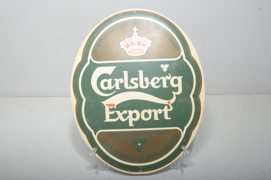 Skylt metall "Carlsberg Export"