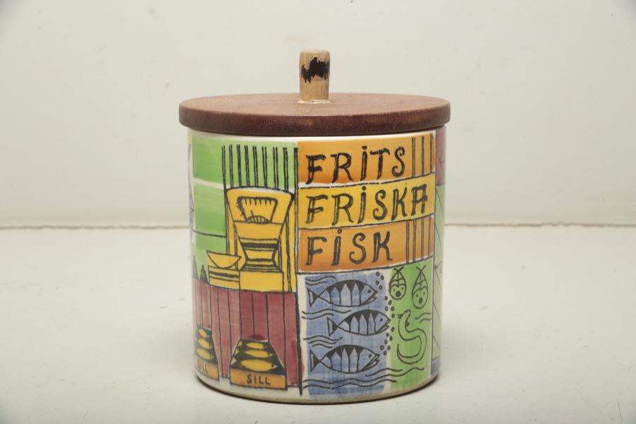 Anita Nylund Jie Gantofta "Frits Friska Fisk" burk med lock_6852a_8dc3f6e41134404_lg.jpeg