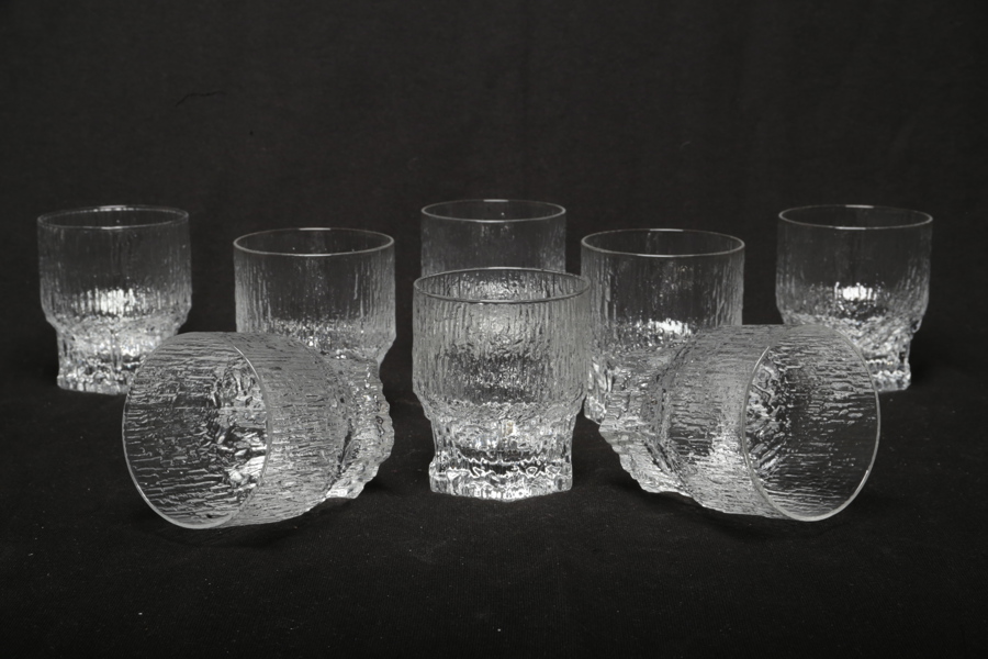 Tapio Wirkkala Iittala "Aslak" glas, 8 stycken