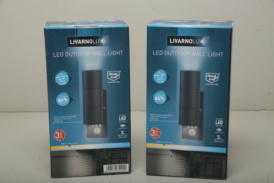 Livarnolux Utebelysning LED, 1 par