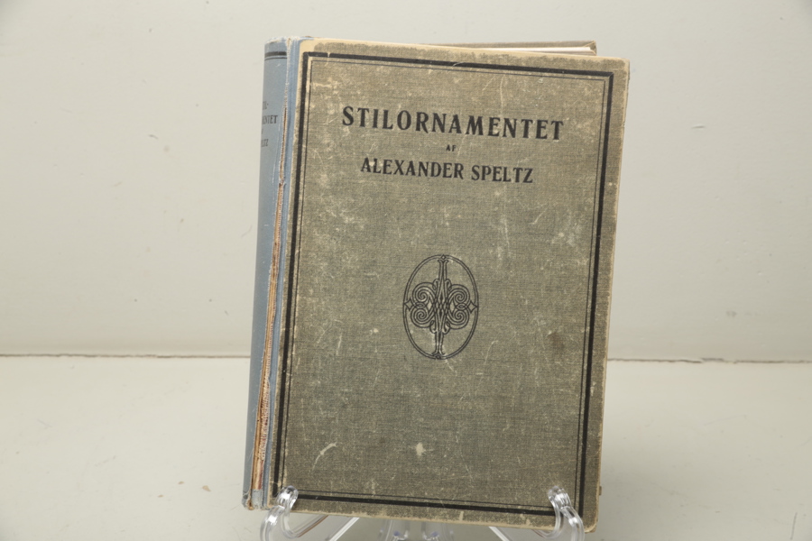 Bok "Stilornamentet" Alexander Speltz, tryckt 1910