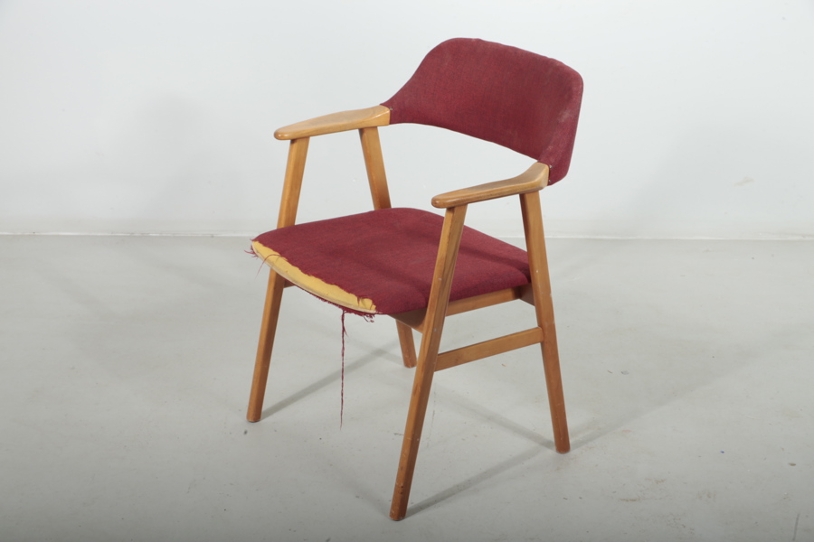 Karmstol teak, 1950-tal