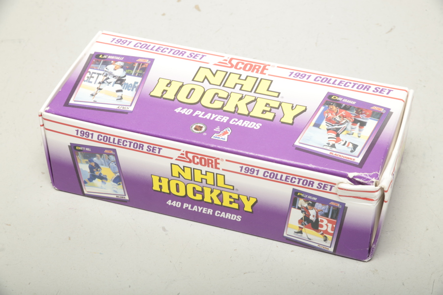 Samlarkort NHL Hockey, 1991 collector set, 440 kort