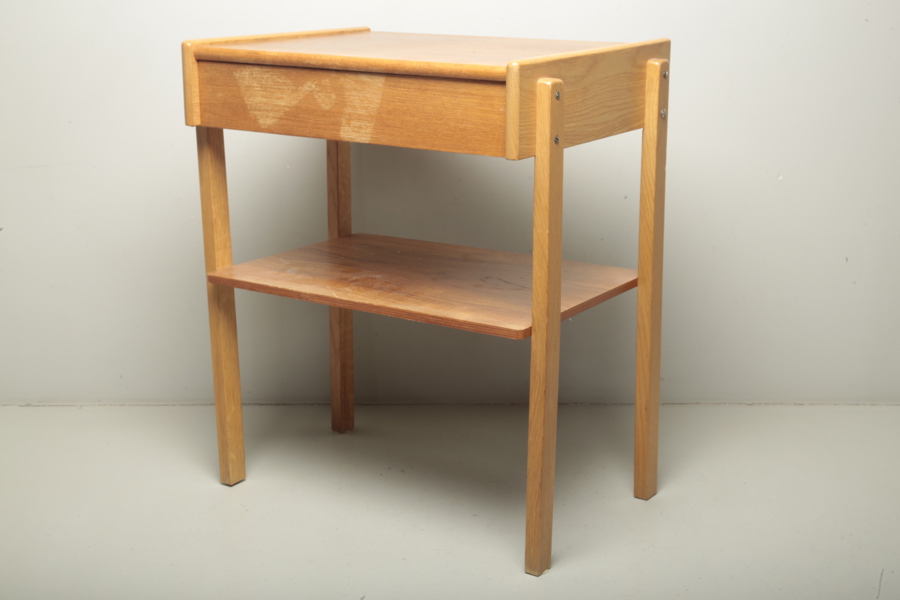 Sängbord teak, 1950-1960 tal