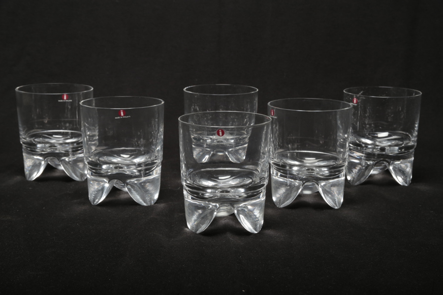 Timo Sarpaneva Iittala "Kippis" glas, 6 stycken