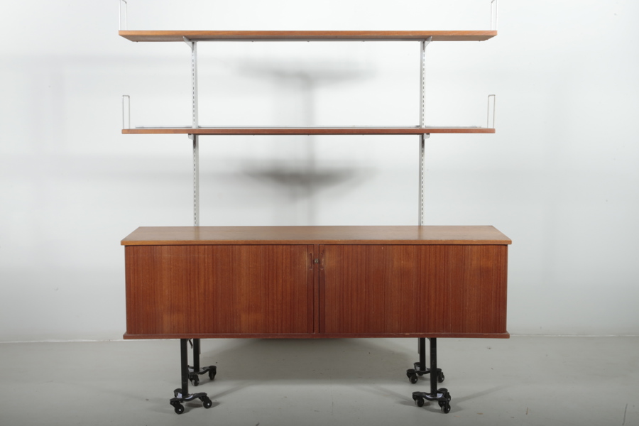 Sideboard med hyllor, teak, 1950-1960 tal