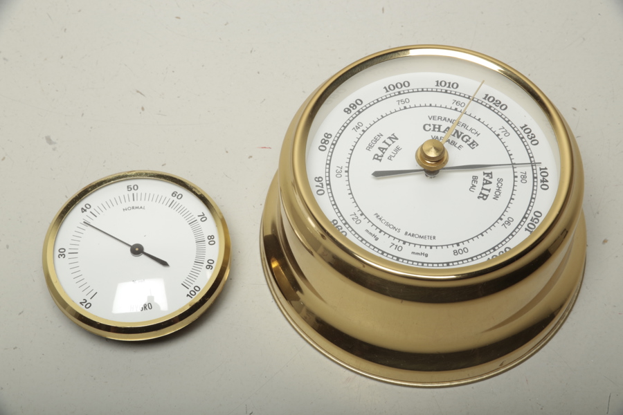 Barometer W. Germany + Hygrometer