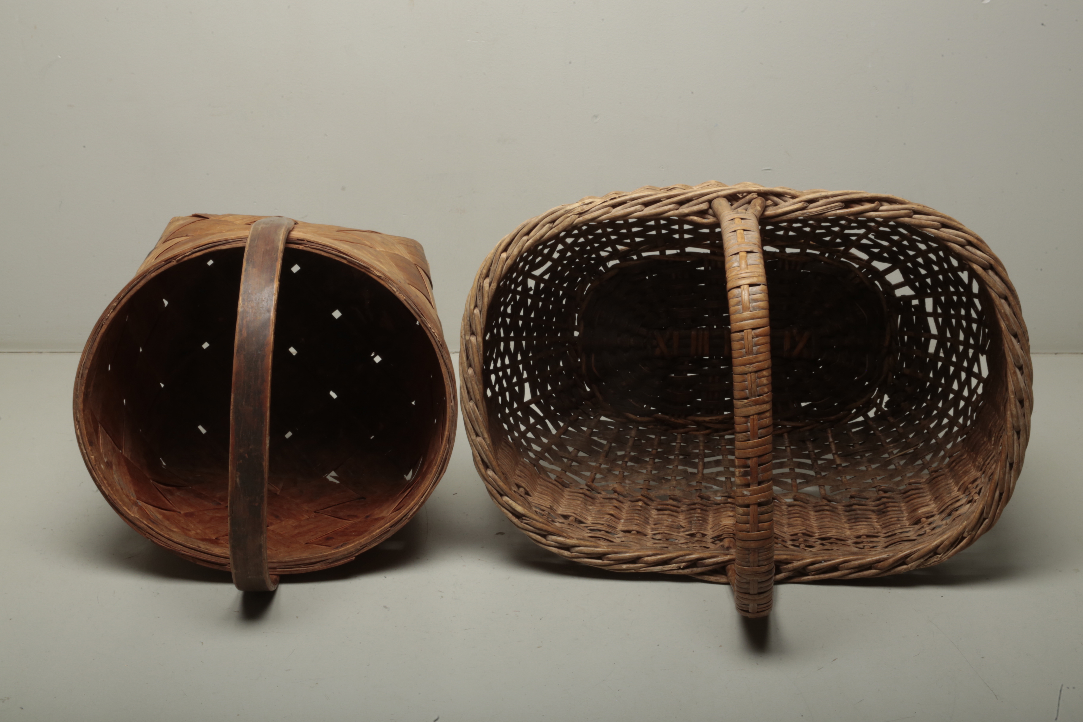 Spånkorg & flätad korg | Auction auktionstjanst.se
