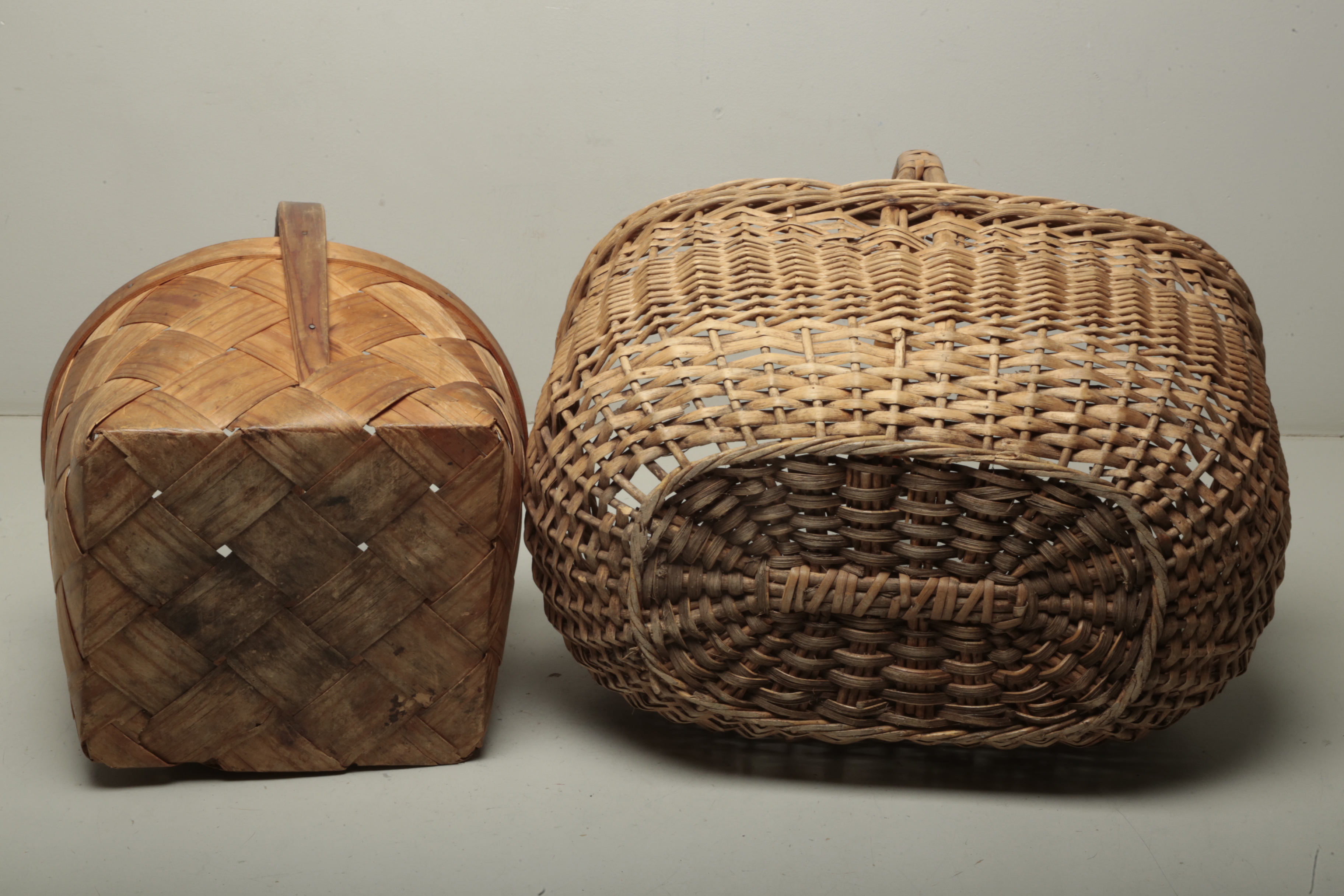 Spånkorg & flätad korg | Auction auktionstjanst.se